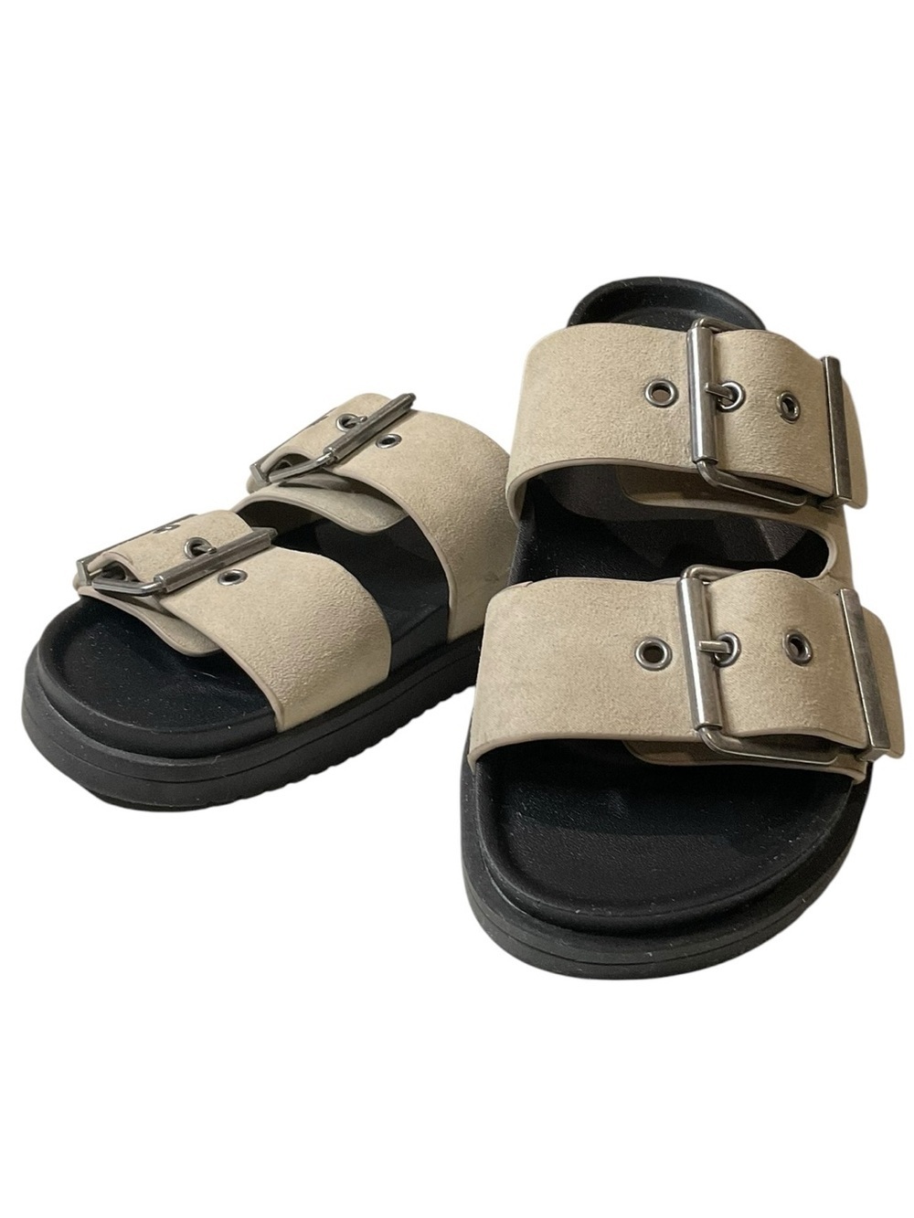 Madden NYC Two Strap Footbed Sandals Size 8